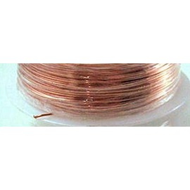 125 Feet Solid Copper Round 22 Gauge Wrapping Wire