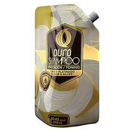 Ouro SHAMPOO Matizador 900 ml PLATA.