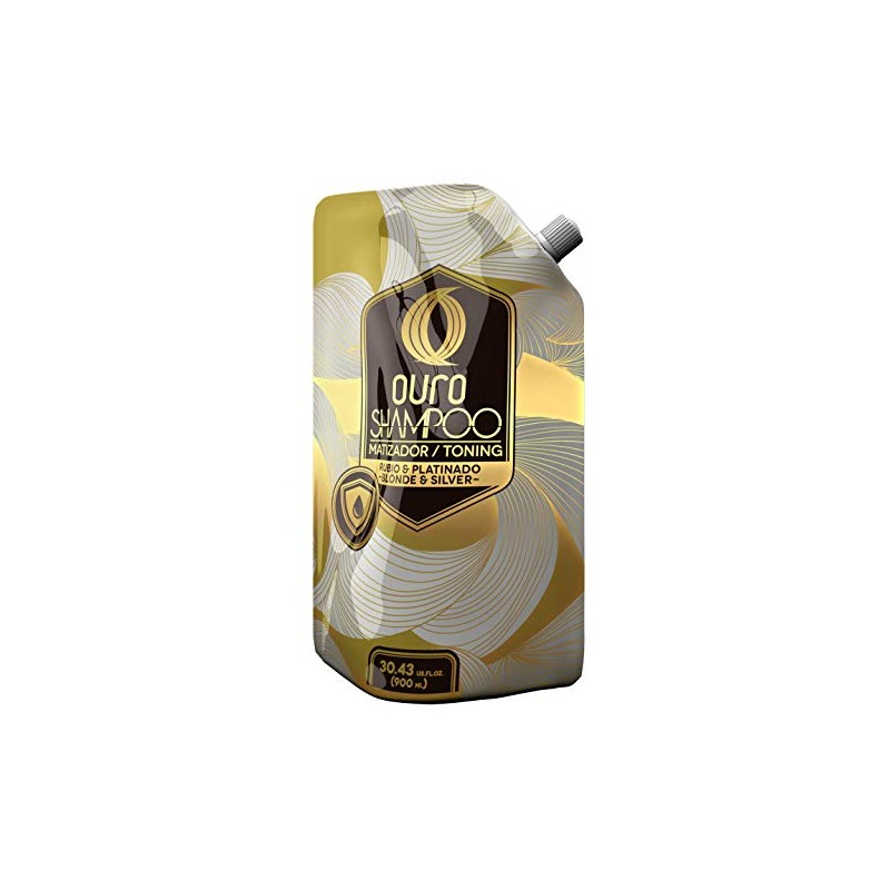 Ouro SHAMPOO Matizador 900 ml PLATA.
