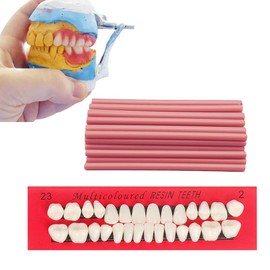 Dentures Fake Teeth DIY Kit Easy and Convenient DIY Fake Teeth Repair Missing Teeth or DIY Full Denture Kit Fake Teeth Top and Bottom Temporary Fake Teeth