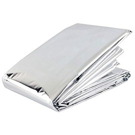 Handy Aid Emergency Thermal Foil Blanket Silver 210cm x 130cm (Pack of 1)