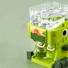 NOENNULL Mini Green Dinosaur Water Dispenser Toy for Kids, Lightweight