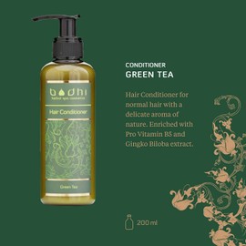 Bodhi Natural Conditioner Green Tea 200 ml for Fine Hair Vegan & Organic