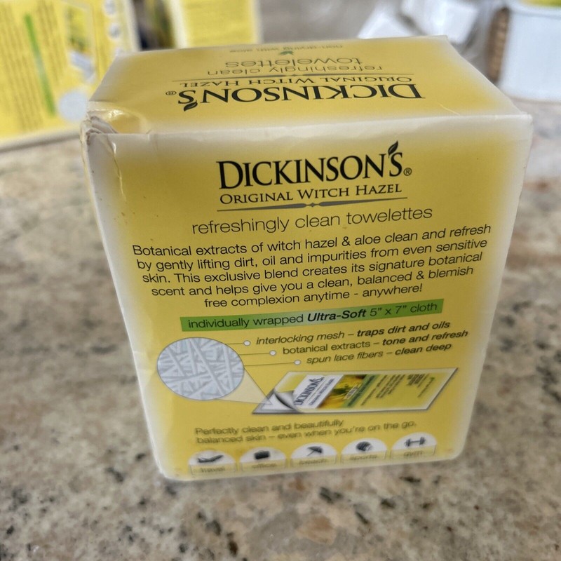 Dickinson's Original Witch Hazel Refreshingly Clean Cleansing Cloths 20ct- 1