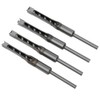 4Pcs Square Hole Drill Bits Woodworking Bearing Steel Wood Drilling