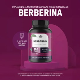 Berberina Life 360 1000 Por Porción 180 Cápsulas Extracto Hcl