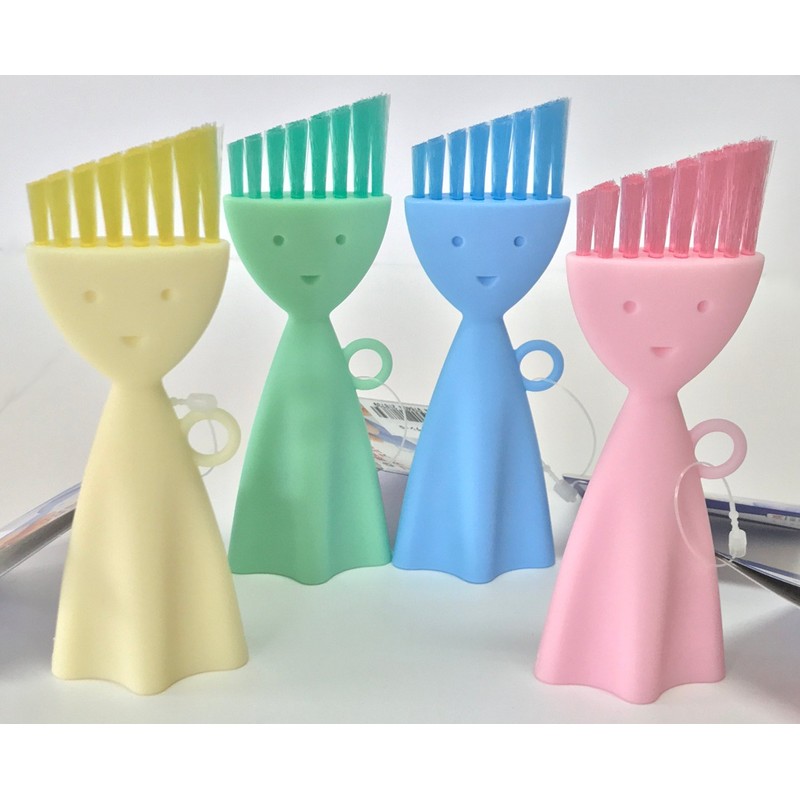 Marna Lunch Box Washing Brush, Set of 2, Pink