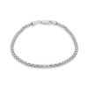Tuscany Silver Sterling Silver Rhodium Plated Bracelet with 250 Popcorn