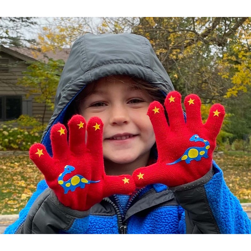 N'Ice Caps Kids Magic Stretch Gloves Mitten 3 Pairs Toddler