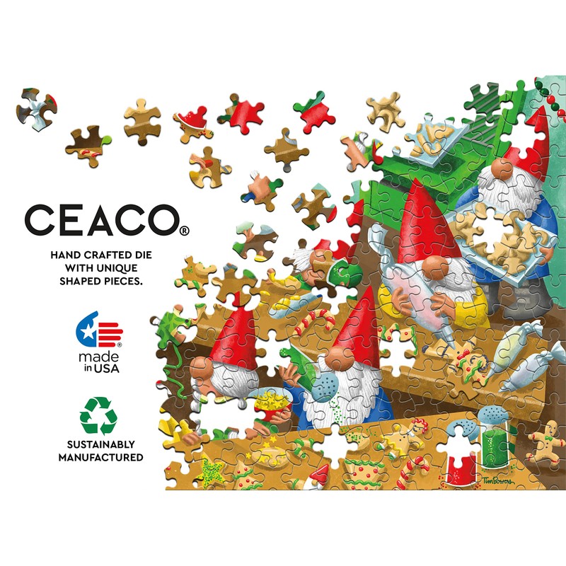 Ceaco - Holiday - Gnomes Get Baking - 300 Piece