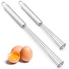 2 Pieces Hand Whisk, Stainless Steel Ball Whisk Large and