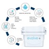 Aqua Optima Evolve+ Water Filter Cartridges, EPS314, Compatible with Brita,