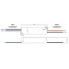 72W 24Vdc LED Power Supply, GPV-75-24, IP67, 5 Years Warranty