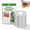 50 Reusable Aluminum Foil Food Covers, Home Dining Table &