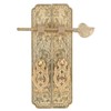 Cabinet Faceplate Brass Material Elegant Retro Botanical Pattern Decorative Chinese