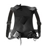 Sword Back Holster - Dual Sword Black Leather Carrying Case,