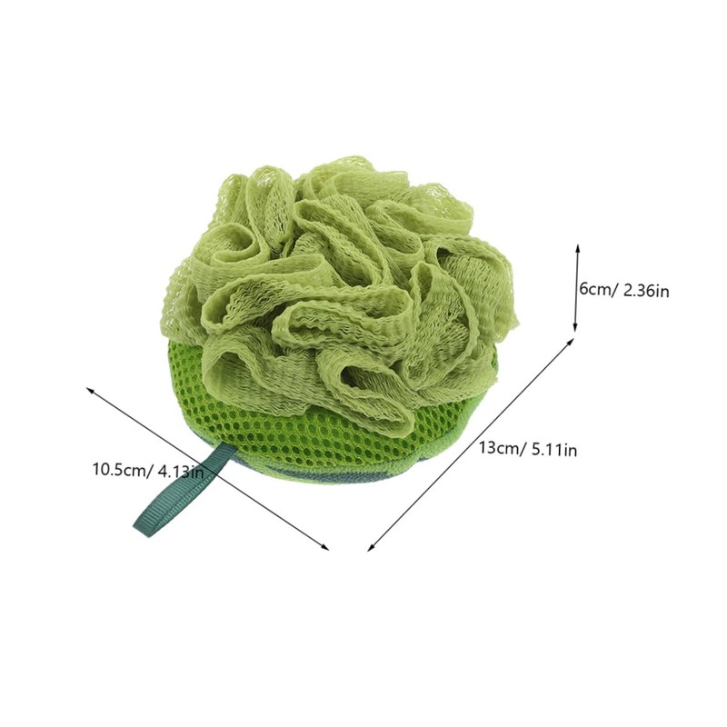 BIUDECO 2pcs Bath Towel Reusable Body Scrubber Exfoliating Bath Sponge