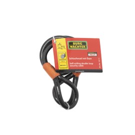 Burg-Wachter 12MMX1.2M BRAID STEEL CABLE 121C, Black, 12mm x 1.2M