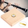 Saxophone Clarinet Reed Case Solid Wood 5-Reeds Holding Storing Box