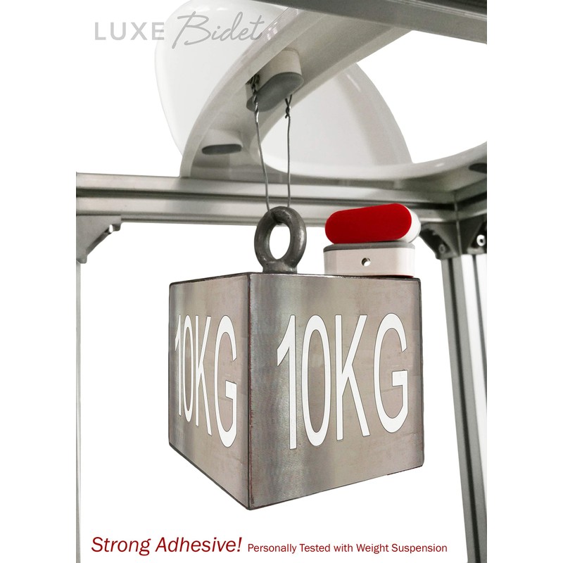 LUXE Bidet 4 Piece Universal Non-Slip Toilet Seat Bumpers with