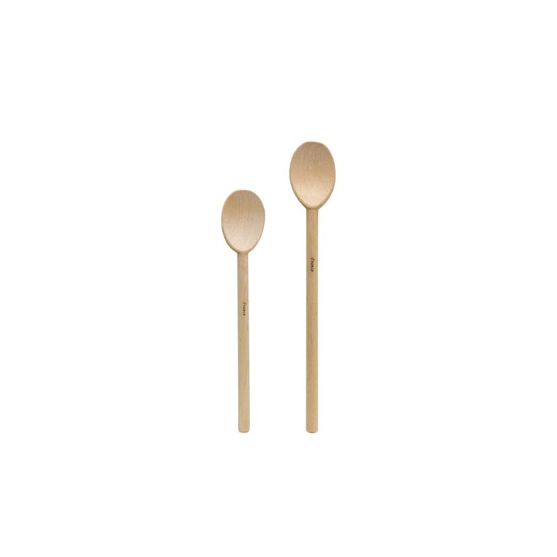 HIC Kitchen Classic French Beechwood Spoons, Made in France, Includes