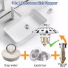 AzWzz 2 Pack Bathroom Sink Stopper,Sink Hair Catcher,Bathro