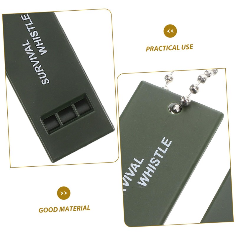 Mipcase 3pcs High Decibel Emergency Whistle Survival Whistles for Outdoor