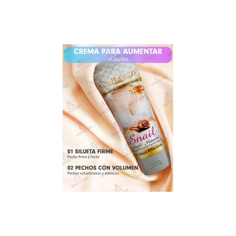 Crema Aumenta Talla Busto Senos Reafirmante Hidratante