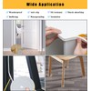 Indoor Weather Stripping, 1/2"(W) x 1/8"(T) x 39.4ft(L) Doors Windows