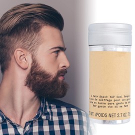 Chazcool Barra de Cera para el Cabello, Cera de Peinado a Base de Agua Pomada, Barra de Cera para Pelucas de Control de Bordes No Grasosa para Modelado Cabello Frizz Suelto para Salón o Hogar 75g