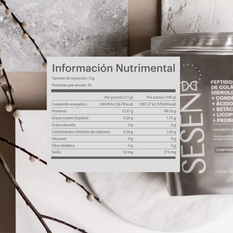 Sesen Silver Peptidos De Colágeno Hidrolizado Probiótico Sfn