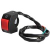 Motorcycle Handlebar Switch, Universal 22mm 7/8inch 12V Handlebar Headlight On/Off