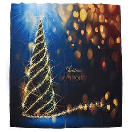 Christmas Curtain 3D Digital Printing Merry Christmas Outdoor Curtain for Outdoor Porch Balcony Christmas Decoration170x200cm Christmas 10
