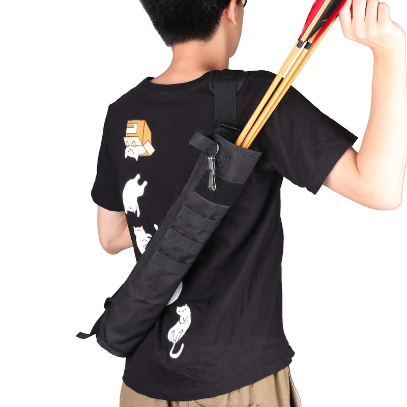 MAGARROW Archery Adjustable Arrow Back Quiver Dual Use Hip Quiver