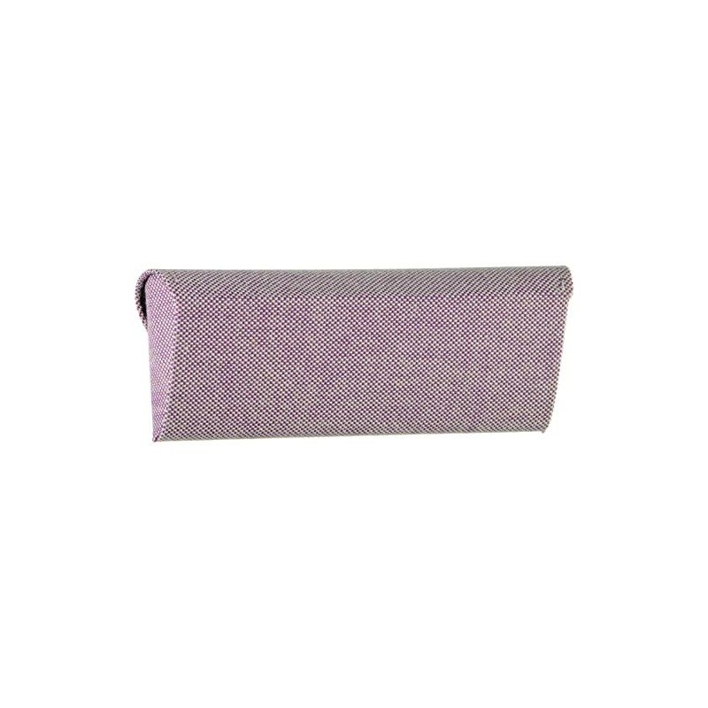 Megan 2229-04 Compact Slim Semi-Hard Case Medium Fabric Purple