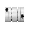 uxcell 12mmx12mm Clamp Tight Motor Shaft 2 Diaphragm Coupling Coupler