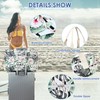 Makukke XXL Beach Bag, Large Beach Bag with Shoe Compartment,