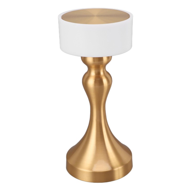 Table Lamp 3 Modes Stepless Dimmable LED Touch Cordless Metal