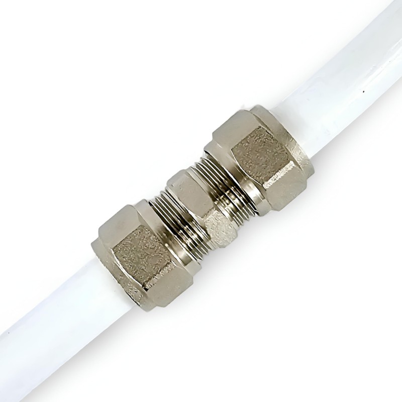Equal Straight Connector 16mm - 16mm Compression Fit for Plastic