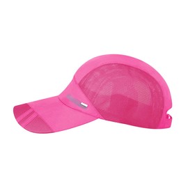 YSXY Mesh Baseball Cap Golf Tennis Cap Sun Hat Leisure UV Protection Cap Adjustable Breathable Summer Hat Sun Cap Quick Drying Hiking Hat for Men Women, Pink (pink-1)