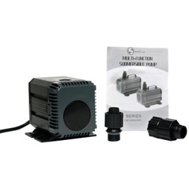 ZenBlue HQB-2000 370 GPH Submersible Pond Pump with High Strength Ceramic Axel Cores/Low Energy Consumption