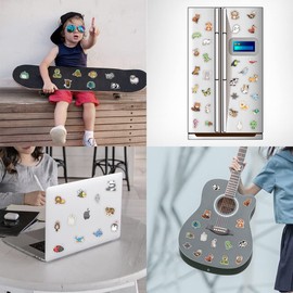 Animal Sticker Set, Waterproof Decals, Sticker Pack, Suitable for Suitcases / Laptops / Motorcycles / Helmets / Other Surfaces, 100 Stickers