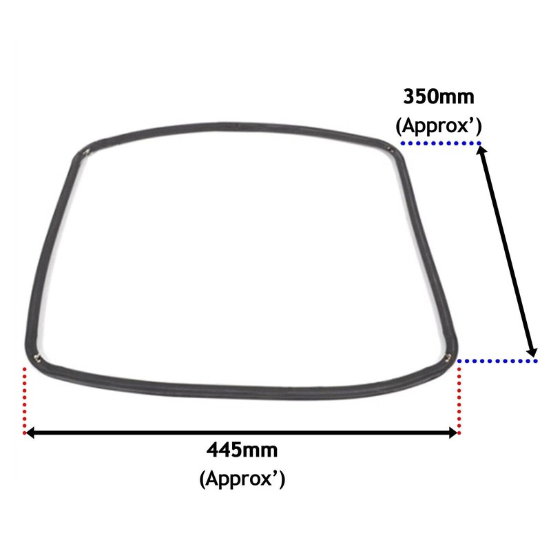 SPARES2GO Door Seal Gasket compatible with Cooke & Lewis CLFSB60