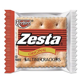 Keebler 01008 Zesta Saltine Crackers, 2 Crackers/Pack, 500 Packs/Carton