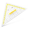 Aristo"TZ-Dreieck" Set Square Plexiglass 225 mm Transparent