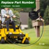 EVRBUL 51" Throttle Choke Cable, Lawn Mower Lawn Tractor Throttle