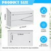 Yaocom Wall Mount Mailbox Large Capacity Mailbox for Outside Galvanized