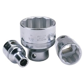 Elora 1/4" Whitworth Bi-Hex Socket 1/2" Drive, Blue