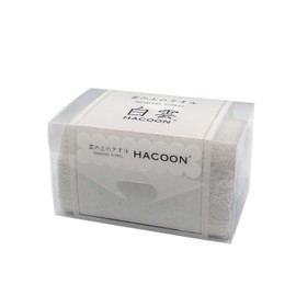 白雲 (hacoon) Boxed Face Towel Gray Beige