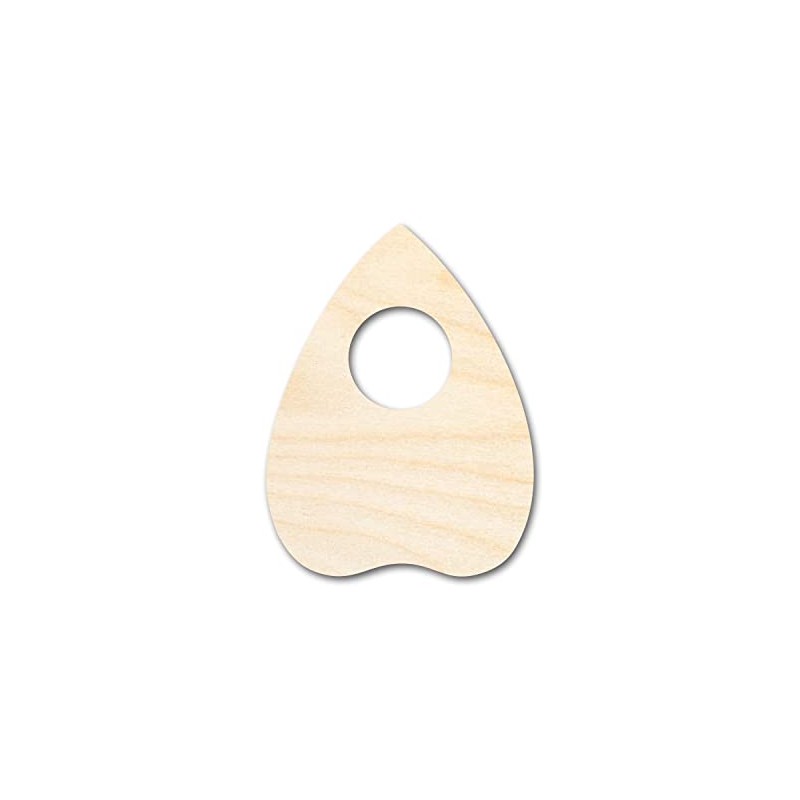 Unfinished Wood Planchette Shape Craft up to 46" 4" /